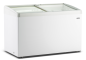 Preview: GASTRO TIEFKÜHLTRUHE GLASDECKEL LOTTE 396 LITER 124x66cm GEFRIERTRUHE