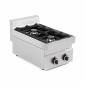 Preview: Gastronomie Profi Gasherd 2 Flammen 6,5Kw B x T 40 x 65 cm