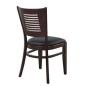 Preview: Gastronomie Stuhl Melisa schwarz für Restaurant, Imbiss