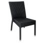 Preview: Terrassenstuhl – Parma – Schwarz für Gastronomie