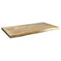 Preview: Gastronomie TISCHPLATTE mit Untergestell - Aus Mangoholz Mit Basis – 70×120 cm