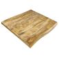 Preview: GASTRO Tisch mit Untergestell Aus Mangoholz Mit Basis – 70×70 cm