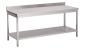 Preview: Edelstahl Arbeitstisch 1000x700x850 mit Grundboden
