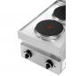 Preview: GASTRO ELEKTROHERD 2 Platten GASTRONOMIEHERD 2 x 2,6 kW Kochplatten 400 x 650 mm