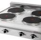 Preview: ELEKTROHERD 4 Kochplatten 4 x 2,6 kW Kochplatten 700 x 650 mm