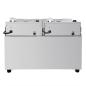 Preview: BUFFALO 2,9 KW DOPPEL FRITTEUSE MIT TIMER 2 x 8 Liter