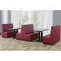 Preview: Gastronomie Sitzbank 120 x 60 cm BORDEAUX