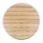Preview: Bolero runder klappbarer Tisch Eschenholz 1 Bein 60cm