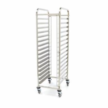 Tablettwagen - Bäckerei-Norm - Passt 16 x Tabletts (60 x 40 cm) - exkl. Tabletts für Gastronomie