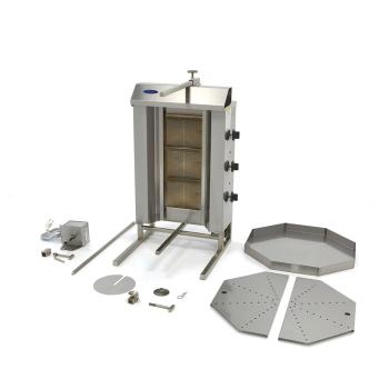 Preview: Dönergrill - 3 Brenner - 30 kg Fleisch - Gas Dönermaschine Gyrosgrill