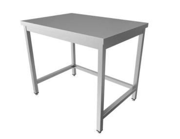 Edelstahl Arbeitstisch 120x60x85 ohne unterboden