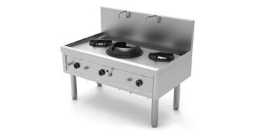 Woktisch 1+2 Brenner