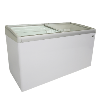 Preview: GASTRO TIEFKÜHLTRUHE GLASDECKEL LOTTE 456 LITER 144x66cm GEFRIERTRUHE
