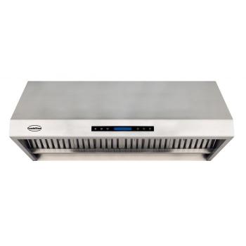 Dunstabzughaube 1200 mm breit Motor, Regler Wandhaube