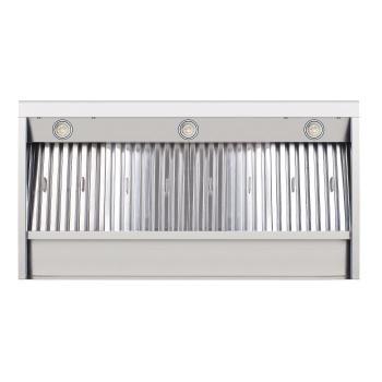 Preview: Dunstabzughaube 1200 mm breit Motor, Regler Wandhaube