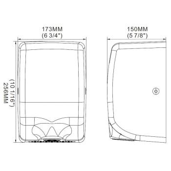 GASTRONOMIE ELEKTRISCHE HÄNDETROCKNER HD-20