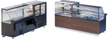 Preview: Dönertheke GASTROLINE PREMIUM 1500mm Lang Salatvitrine