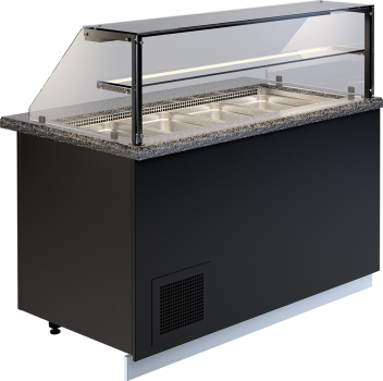 Dönertheke GASTROLINE PREMIUM 1500mm Lang Salatvitrine