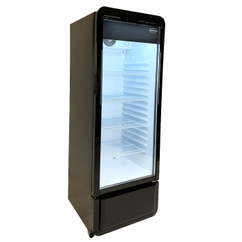 gastronomie KÜHLSCHRANK 1 GLASTÜR 240l getränkekühlschrank glastürkühlschrank