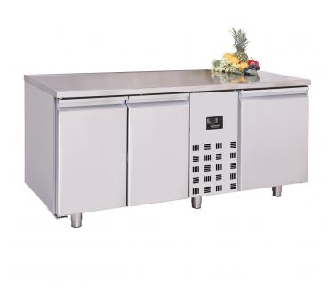 GASTRO KÜHLTISCH mit 3 TÜREN MONOBLOCK 1785x700