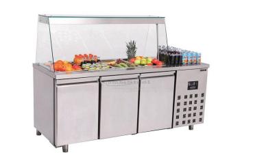 SALADETTE 3 TÜREN 4x 1/1GN BEHÄLTER