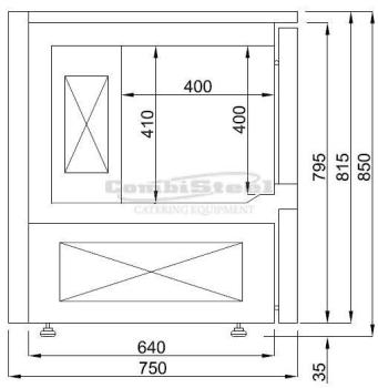 SCHNELLKÜHLER SCHOCKFROSTER 5x 1/1GN