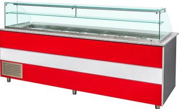 Salatvitrine 200 cm Breit Salat Theke Dönertheke