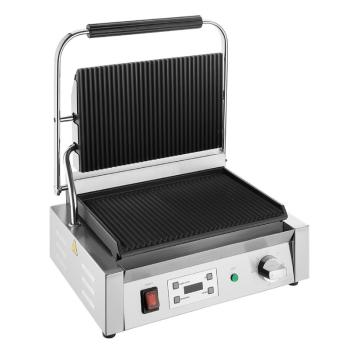 Preview: Buffalo Kontaktgrill gerillt/gerillt Toastmaschine