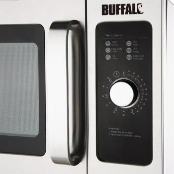 Preview: Buffalo Professional Mikrowelle 25L 1000W Manuelle Steuerung
