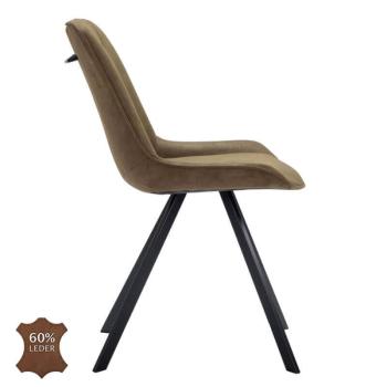 Preview: Gastronomie Stuhl Carmen – Vintage Moss