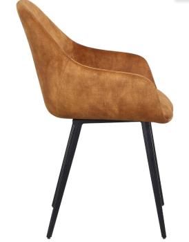 Gastronomie Sessel – OSLO – Gold samt Gastro Stühle