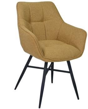 Gastronomie Stühle – ROCCA – Stoff Gold Gastro Sessel