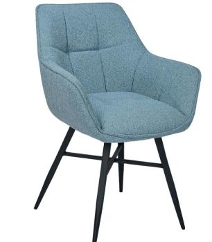 Gastronomie Stühle – ROCCA – Stoff Türkisblau Gastro Sessel