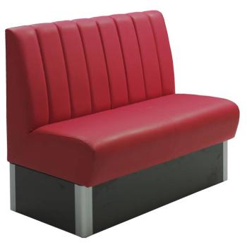 Gastronomie Sitzbank Rot Lounge Bank 120x70 cm