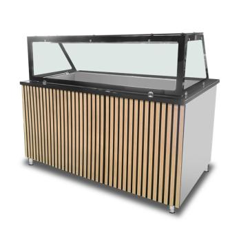 Bain-Marie Heiße Theke –4x GN 1/1 – 153 × 82 × 85.5 cm