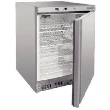 Polar Edelstahl Kühlschrank Tischmodell 150L