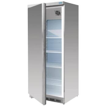 Preview: Polar Kühlschrank Edelstahl für leichte Nutzung 600L