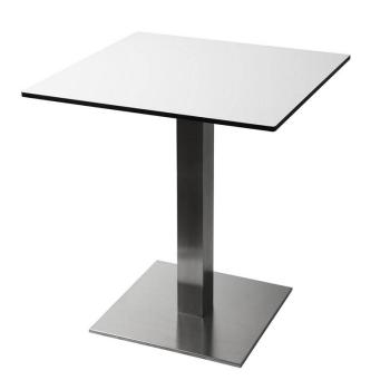 Preview: BOLERO QUADRATISCHER TISCHFUSS EDELSTAHL 72CM HOCH