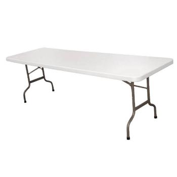 RECHTECKIGER KLAPPTISCH WEISS 244 CM