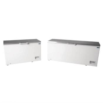 Polar Gefriertruhe mit Edelstahldeckel 523L Tiefkühltruhe