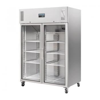 Preview: Polar Gastro Kühlvitrine 2-türig 1200L