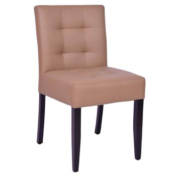 GASTRONOMIE Stühle – DEX – Taupe Kunstleder für Restaurant Hotel