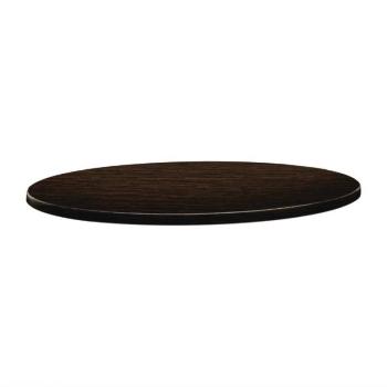 Topalit Classic Line runde Tischplatte Wenge 60cm