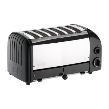 Preview: DUALIT TOASTER 60145 SCHWARZ 6 SCHLITZE