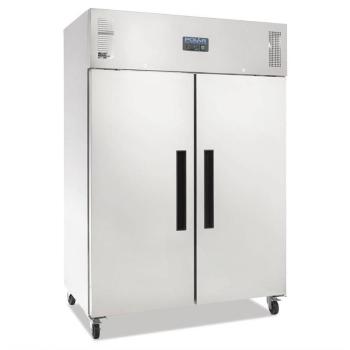 POLAR SERIE G ZWEITÜRIGER KÜHLSCHRANK EDELSTAHL 1200L