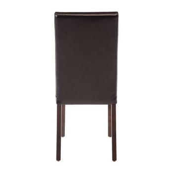 Bolero Gastronomie Stühle 2 Stück schwarz Esszimmerstühle Kunstleder