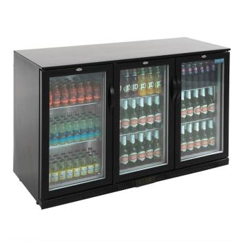 POLAR G SERIES BAR REFRIGERATOR WITH 3 FOLDING DOORS 330L