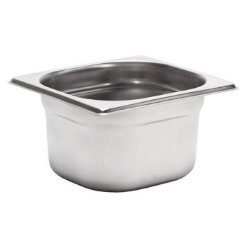 Gastro M Edelstahl GN-Behälter 10cm GN1/6