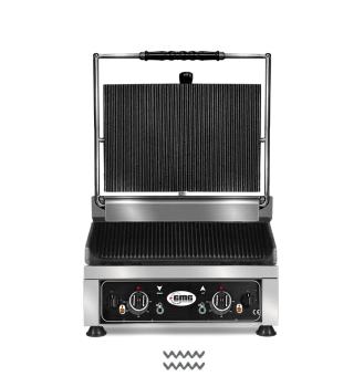 Kontaktgrill mit Doppel Thermostat Gegrillt Toastmaschine 51x50cm