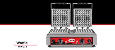 Waffeleisen Lokmia mit 2 feste Backplatte, 230 V KGW 27S